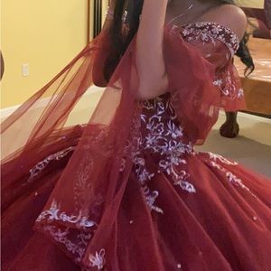 Red Quinceañera Dress